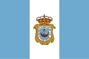 Bandera de San Vicente de la Barquera de alta calidad para exterior 123
