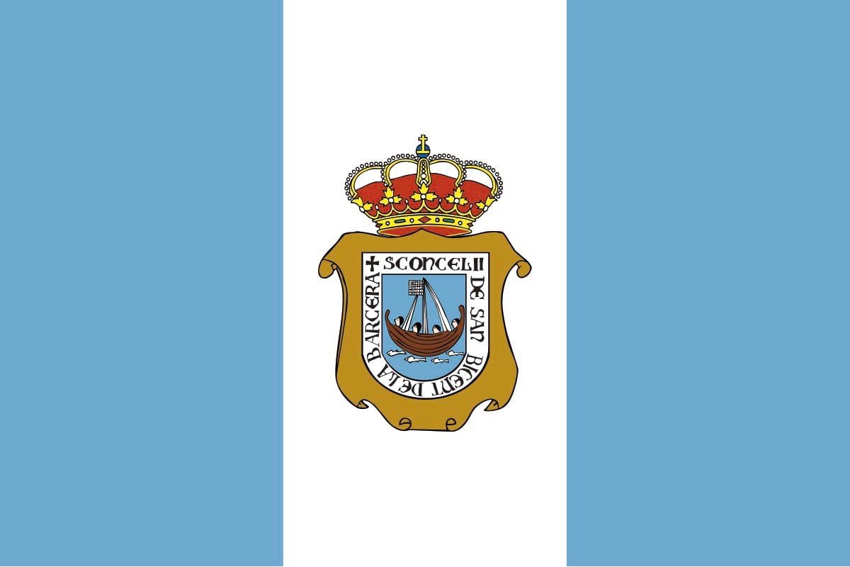 Bandera de San Vicente de la Barquera de alta calidad para exterior Bandera de San Vicente de la Barquera de alta calidad para exterior