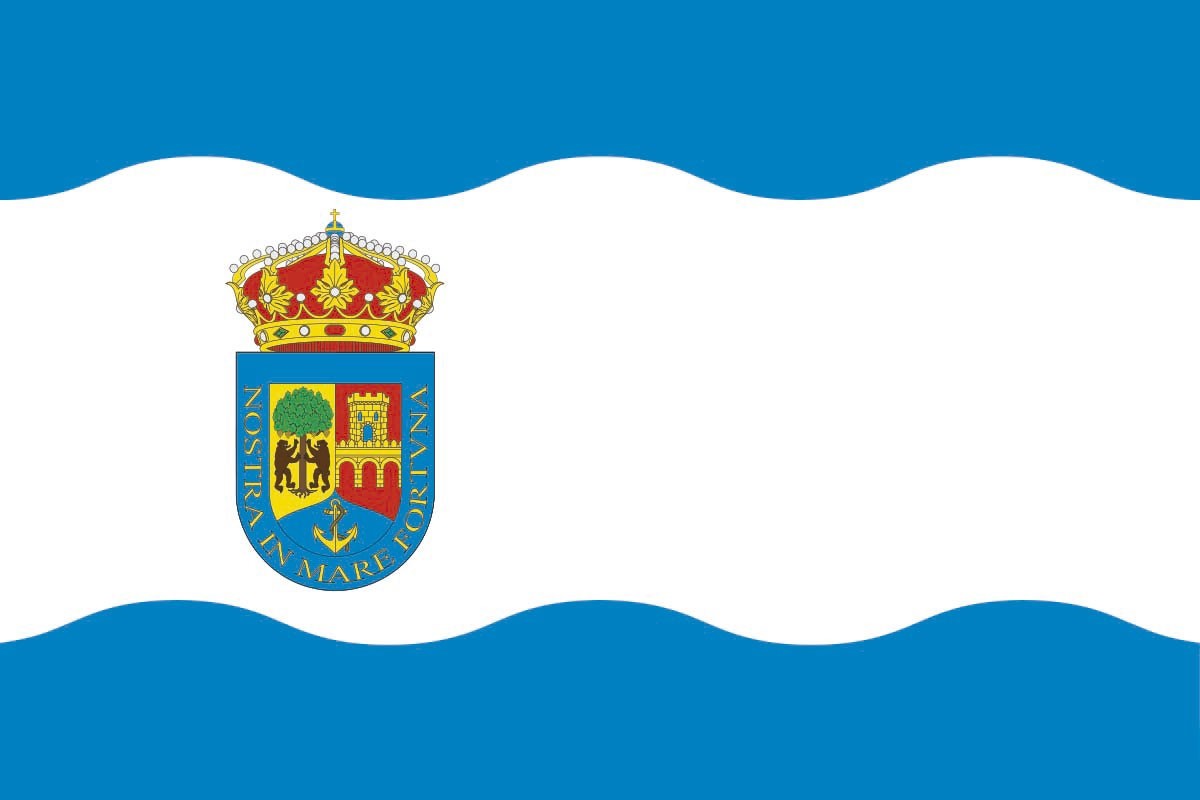 Bandera de despacho de Marín de alta calidad