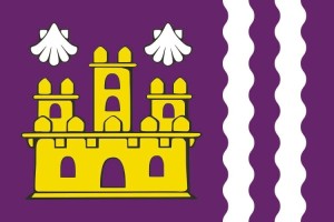 Bandera de despacho de Santa Comba de alta calidad