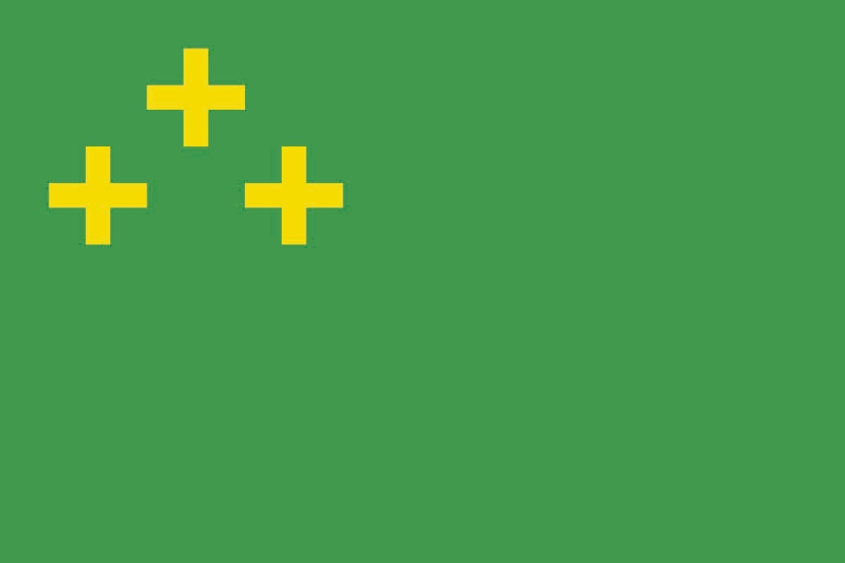 Bandera de despacho de Vila de Cruces de alta calidad