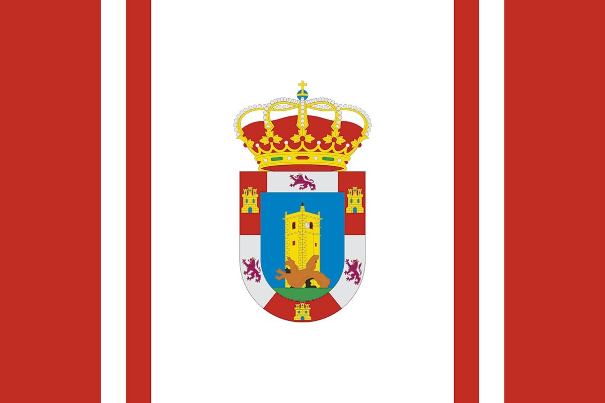 Bandera de despacho de Aldea del Cano de alta calidad