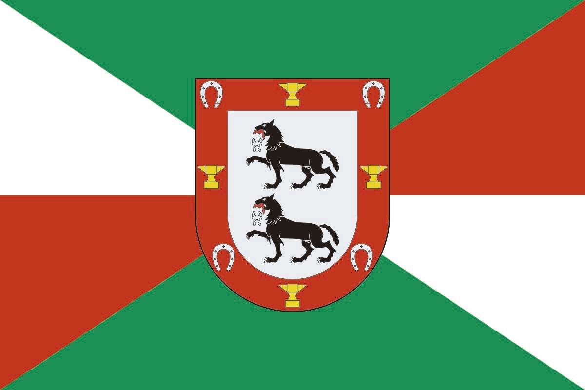 Bandera de Valle de Villaverde de alta calidad para exterior