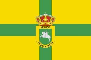 Bandera de despacho de Casas de Reina de alta calidad