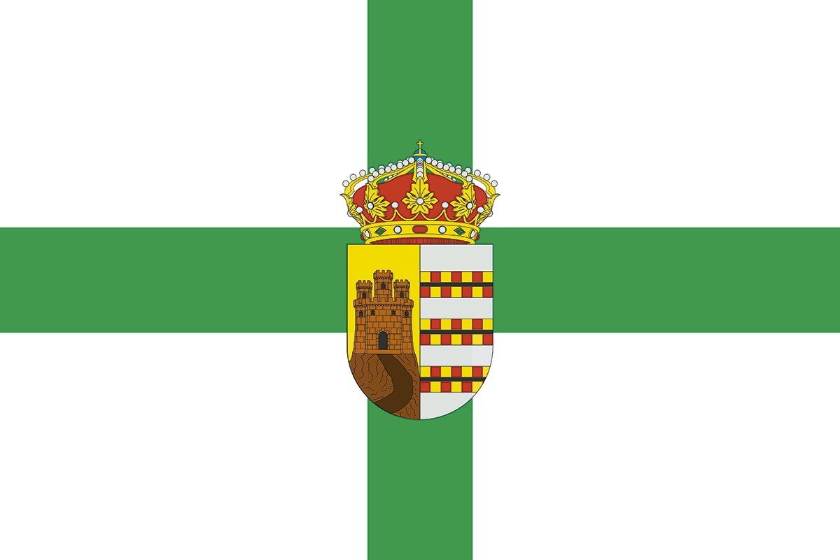 Bandera de despacho de Herrera del Duque de alta calidad Bandera de despacho de Herrera del Duque de alta calidad