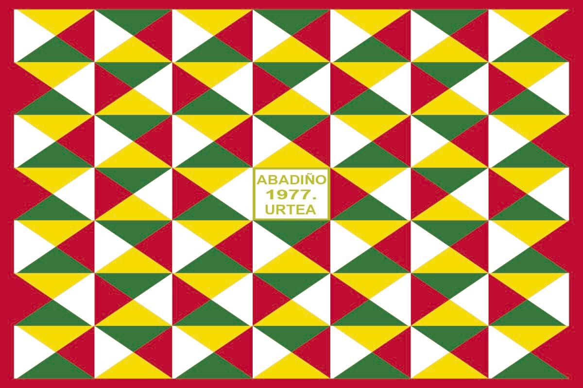 Bandera de Abadiño de alta calidad para exterior