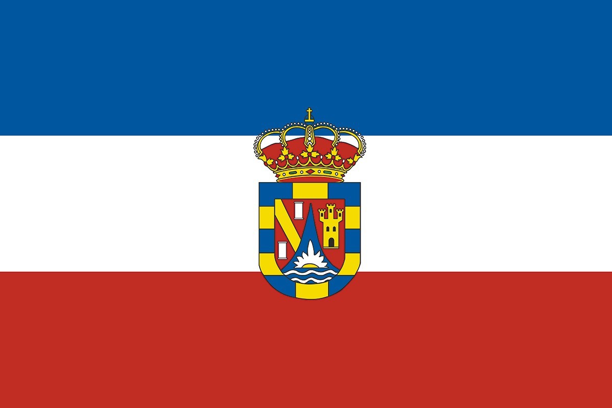 Bandera de despacho de Mengabril de alta calidad