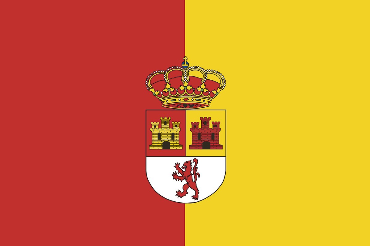 Bandera de despacho de Moraleja de alta calidad