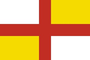 Bandera de despacho de Puebla de la Reina de alta calidad Bandera de despacho de Puebla de la Reina de alta calidad