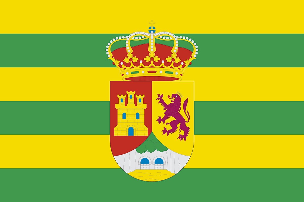 Bandera de despacho de Sierra de Fuentes de alta calidad