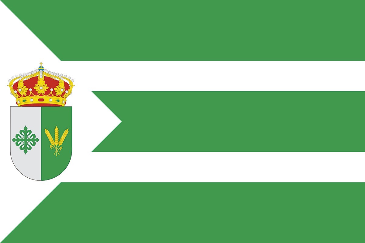 Bandera de despacho de Villa del Campo de alta calidad