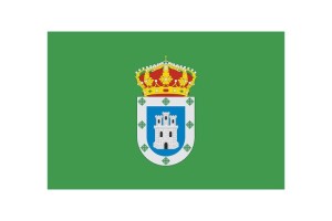 Bandera de despacho de Villasbuenas de Gata de alta calidad