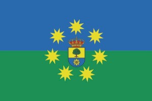 Bandera de despacho de Alfoz de Lloredo de alta calidad