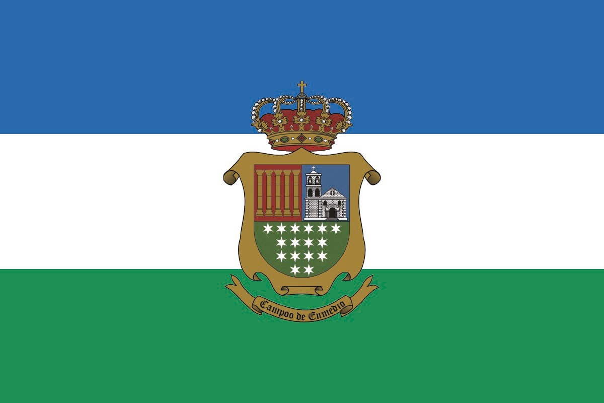 Bandera de despacho de Campoo de Enmedio de alta calidad