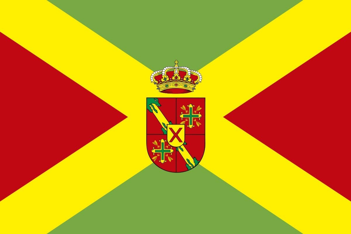 Bandera de despacho de San Andrés y Sauces de alta calidad