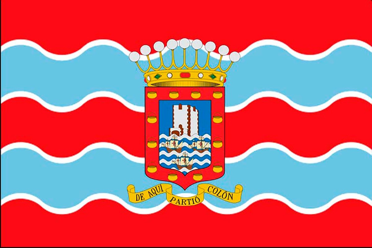 Bandera de despacho de San Sebastián de la Gomera de alta calidad Bandera de despacho de San Sebastián de la Gomera de alta calidad