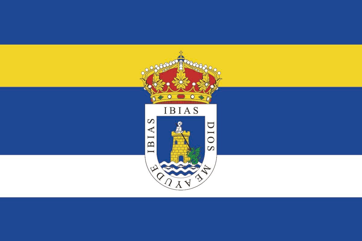 Bandera de despacho de Ibias de alta calidad Bandera de despacho de Ibias de alta calidad