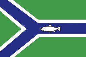 Bandera de despacho de Ribera de Arriba de alta calidad