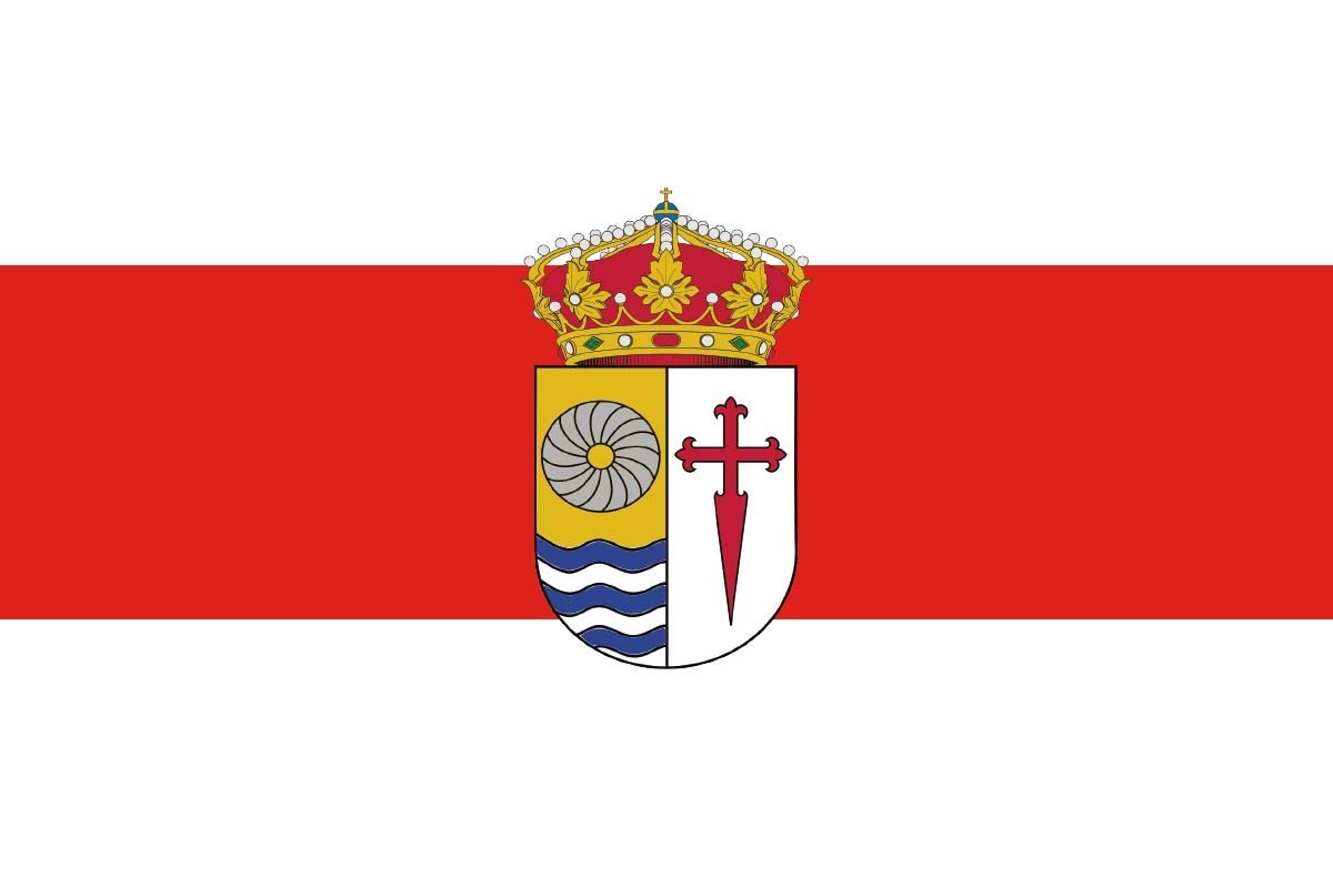 Bandera de despacho de Arroyomolinos de León de alta calidad