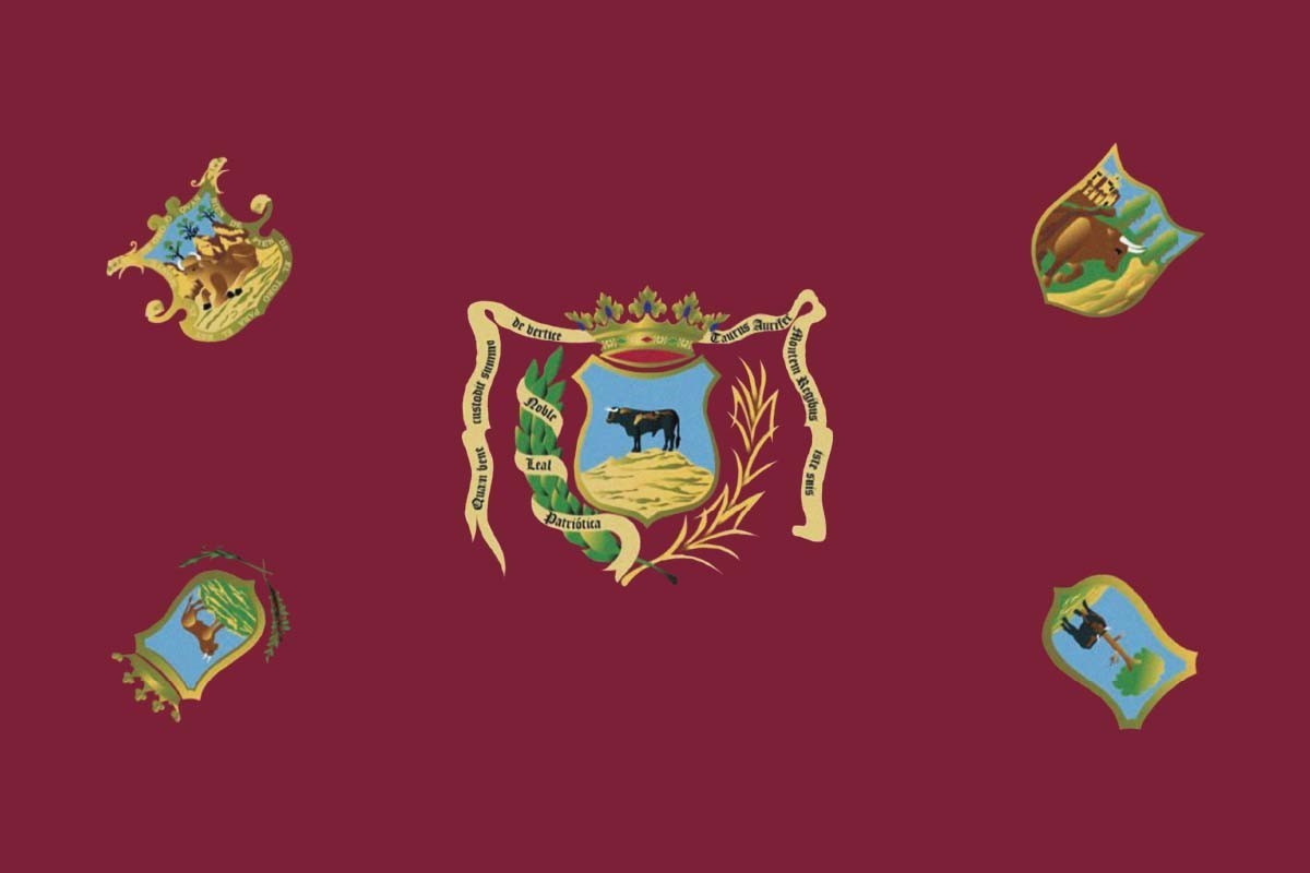 Bandera de despacho de Montoro de alta calidad