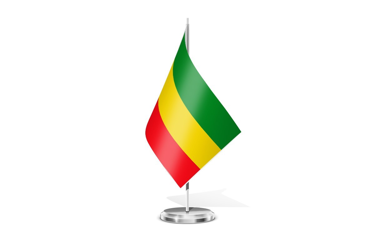 Bandera de mesa rastafari
