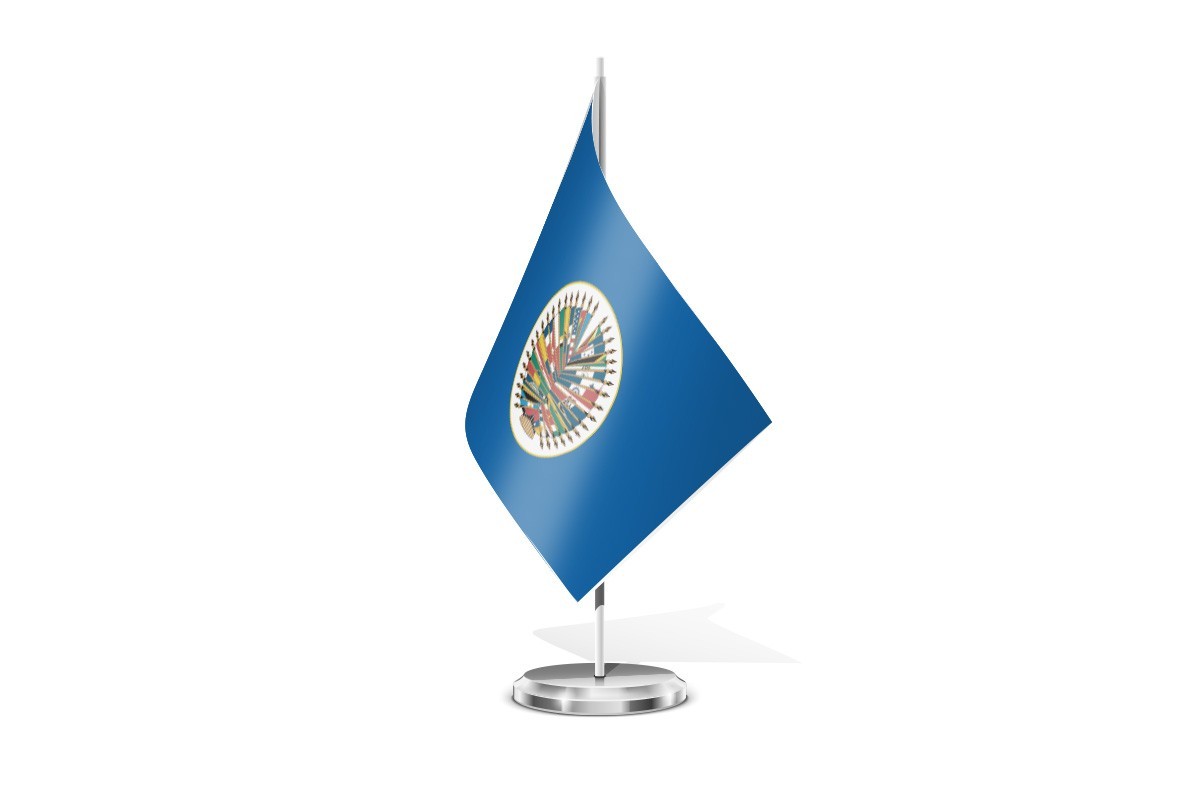 Bandera de mesa de OEA