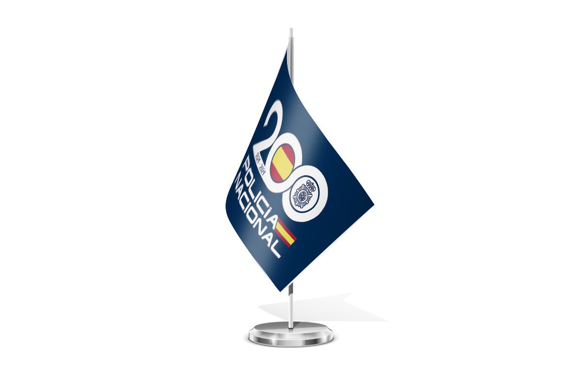 Bandera de mesa Policia Nacional 2024