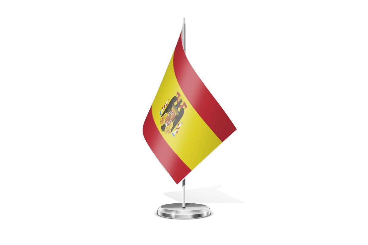 Bandera de mesa España Aguila 1977-1981