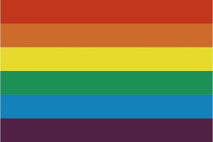 Bandera de mesa LGTB - Arco Iris