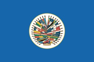 Bandera de mesa de OEA Bandera de mesa de OEA