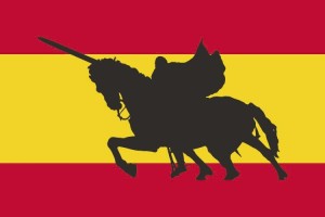 Bandera de mesa de España Cid Campeador Bandera de mesa de España Cid Campeador