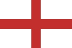 Bandera de mesa de Inglaterra de alta calidad