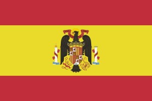 Bandera de mesa España Aguila 1977-1981