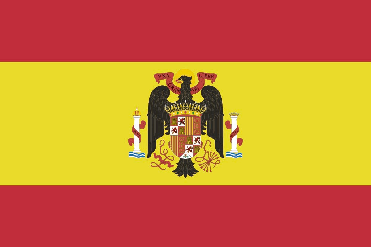 Bandera de mesa España Aguila 1977-1981