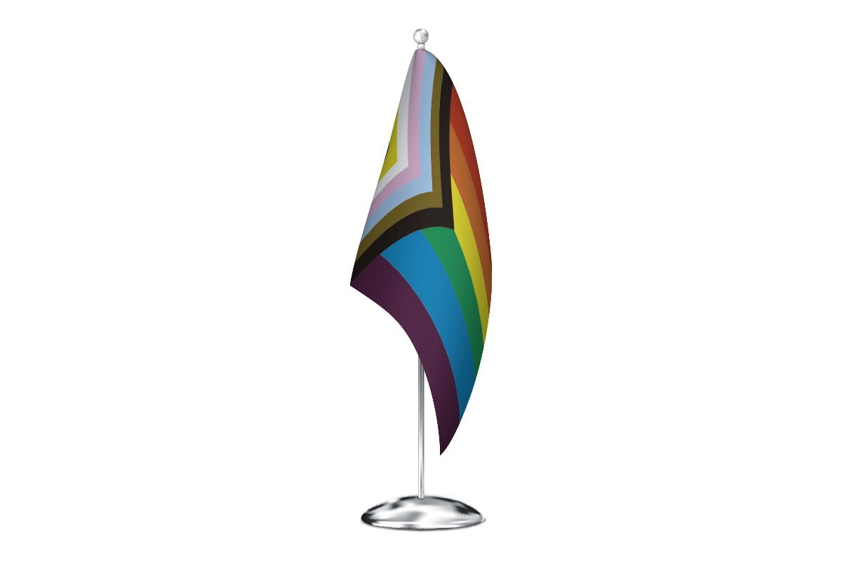 Bandera de despacho del orgullo LGTB