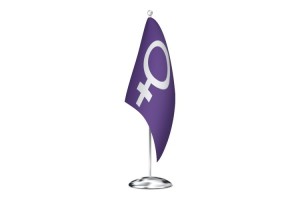 Bandera de despacho feminista 123