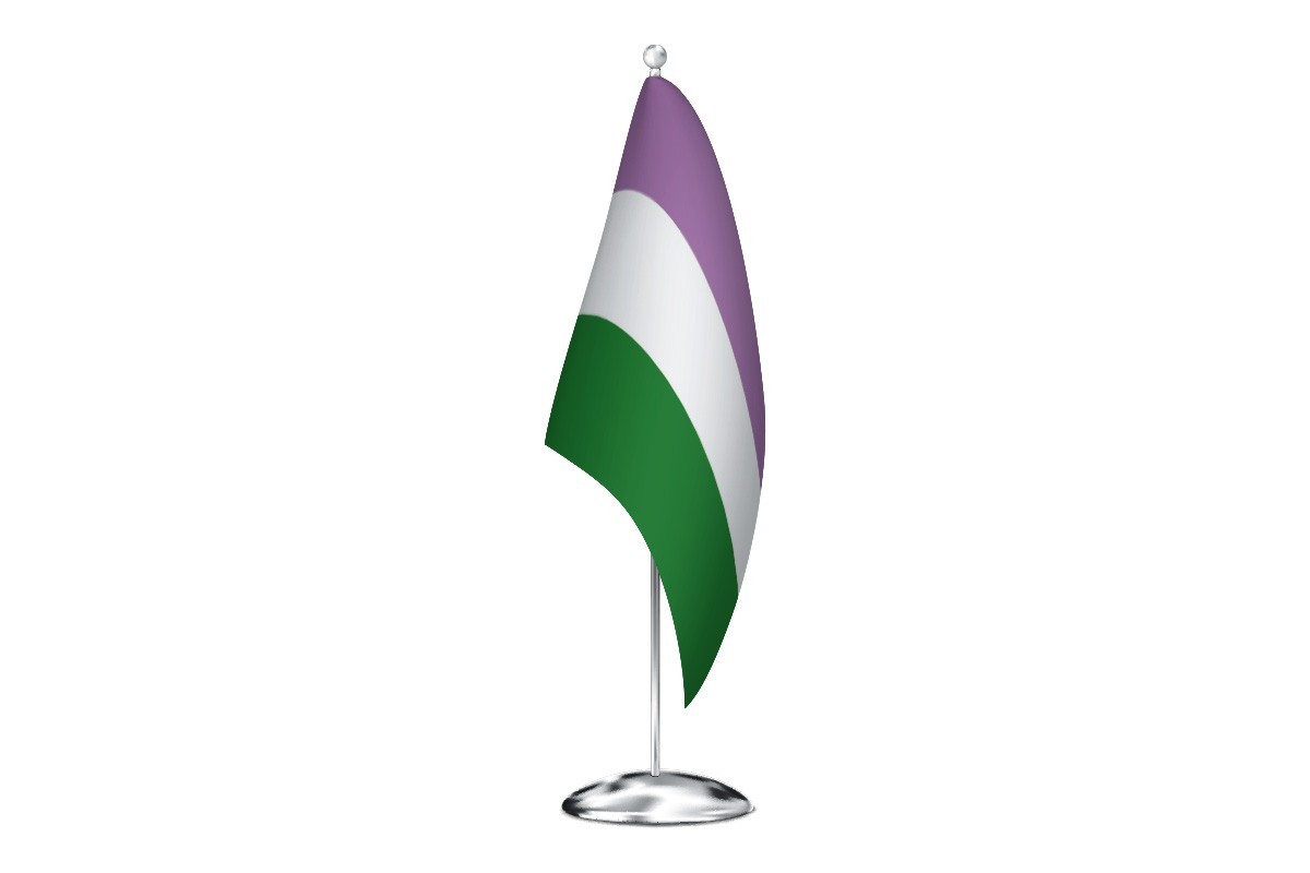 Bandera de despacho GenderQueer