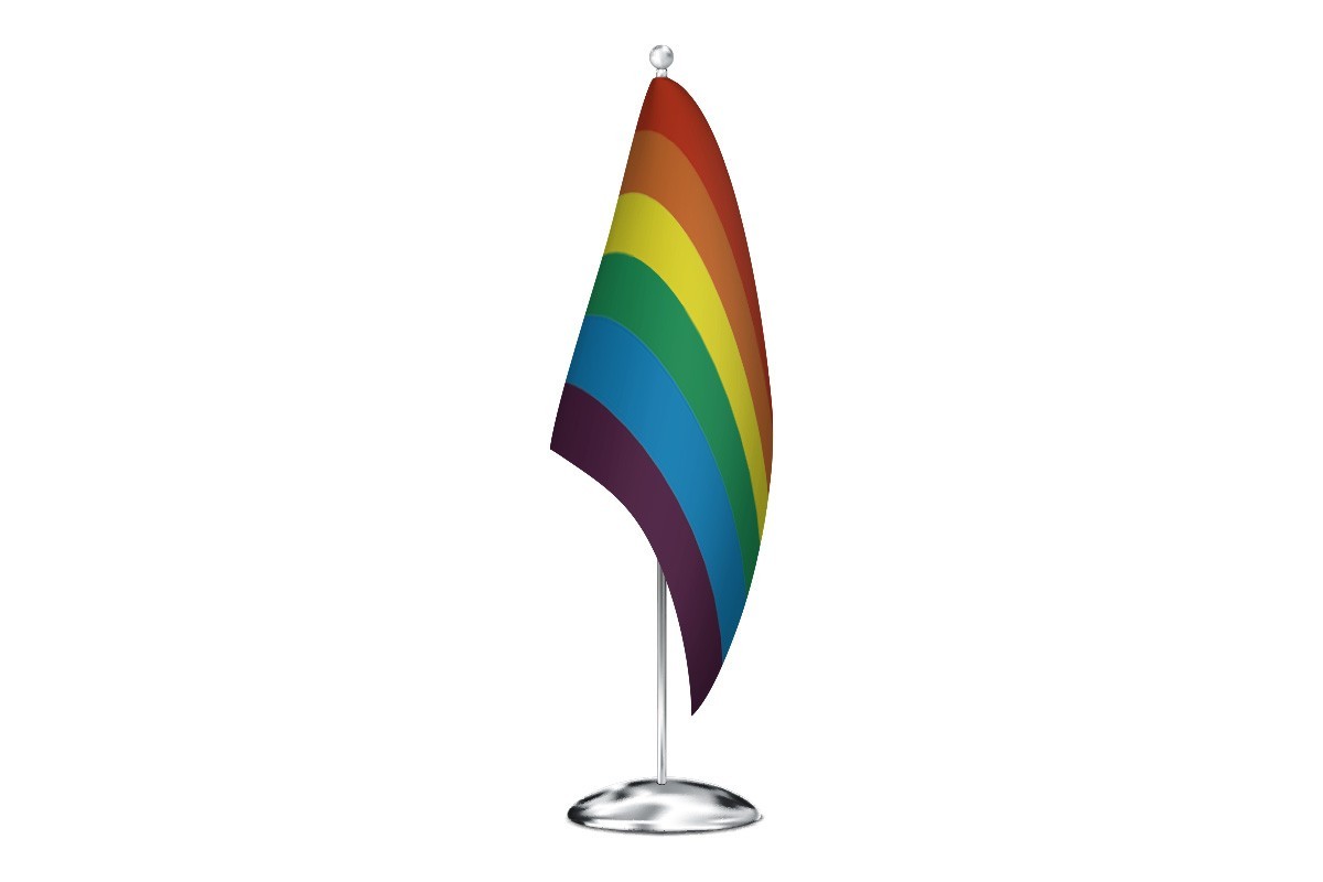Bandera de despacho LGTB - Arco Iris