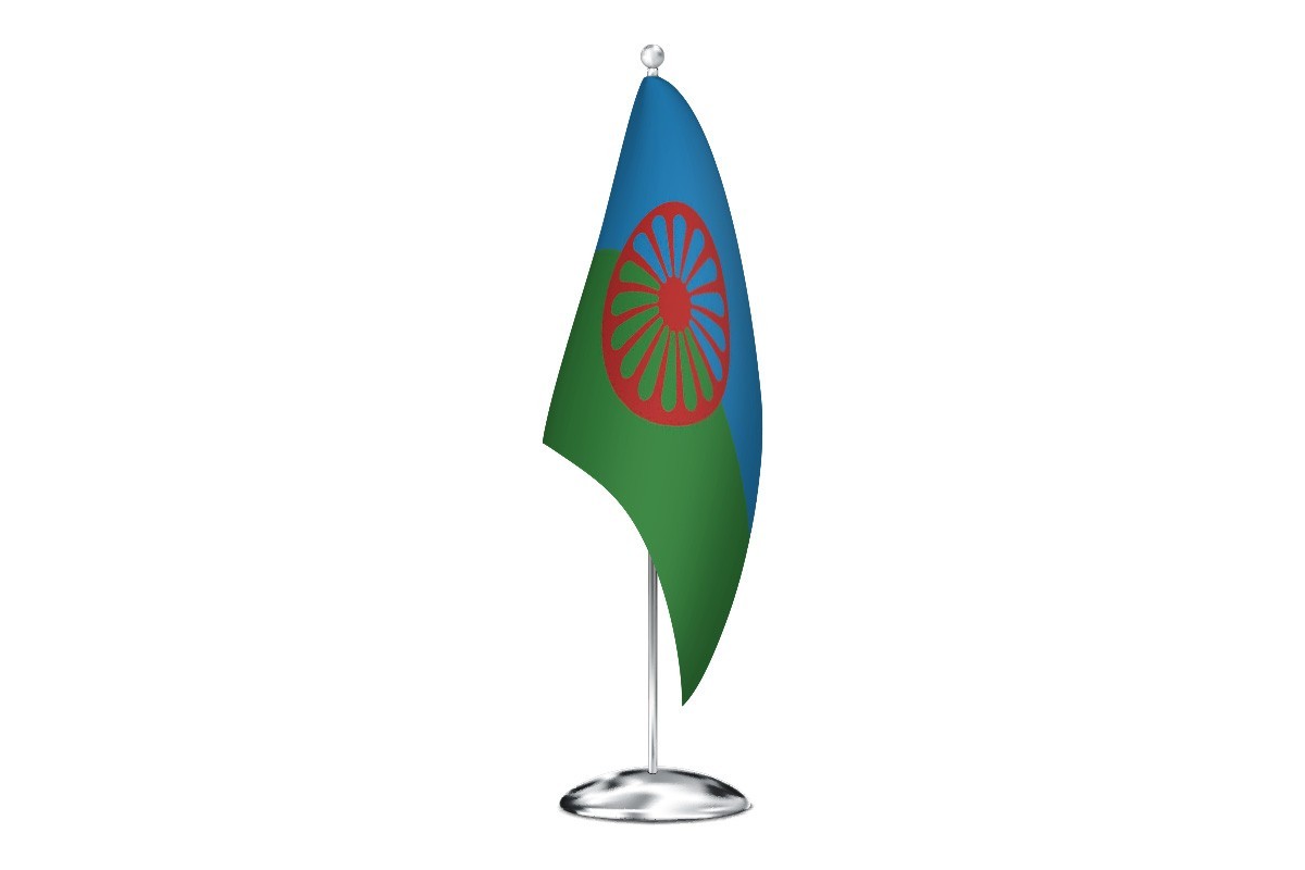Bandera de despacho Romani-Gitana