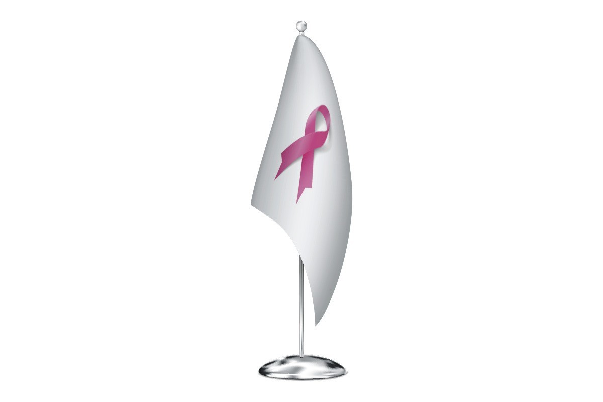 Bandera de despacho de Cancer de Mama