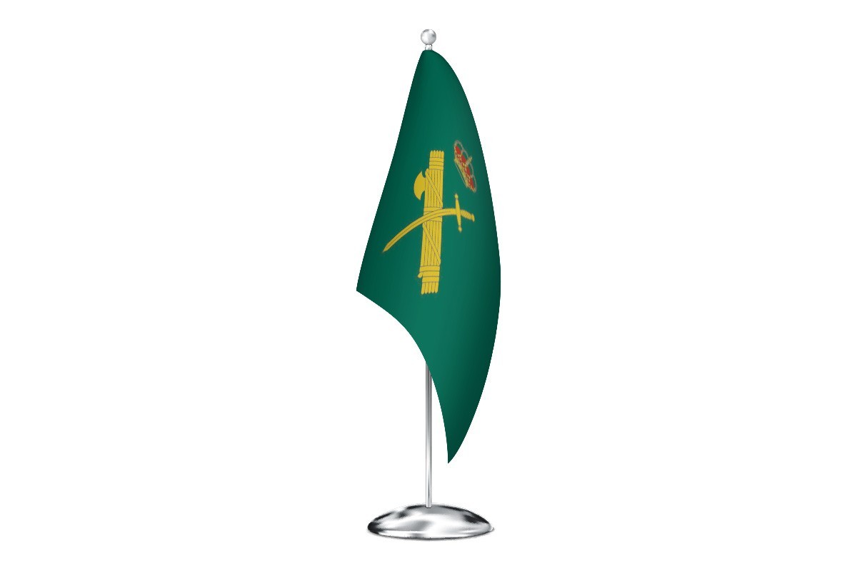 Bandera de despacho de la Guardia Civil