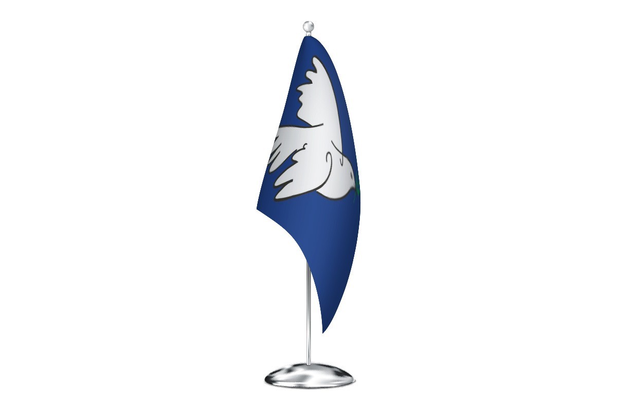 Bandera de despacho paloma de la paz Picasso