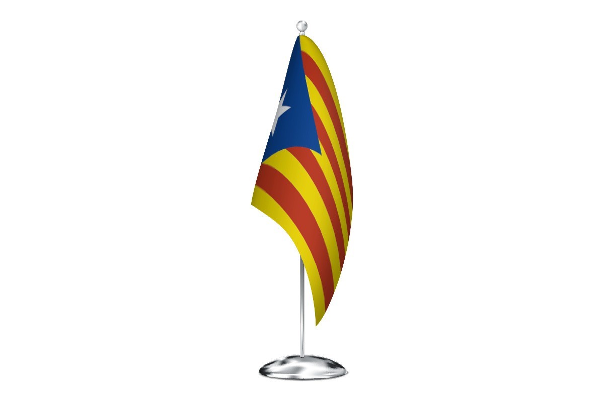 Bandera de despacho Catalana Estelada