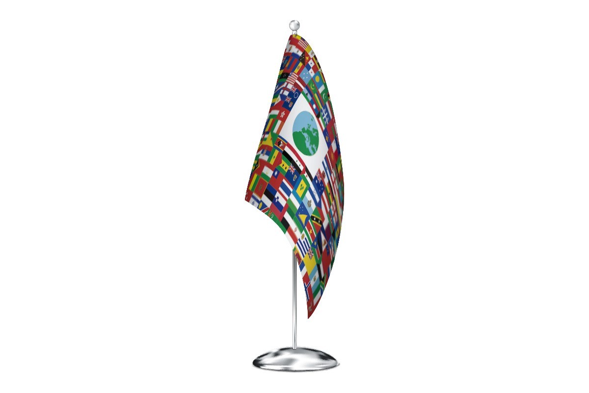 Bandera de despacho del mundo