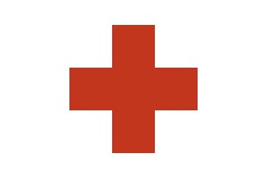 Bandera de despacho de Cruz Roja