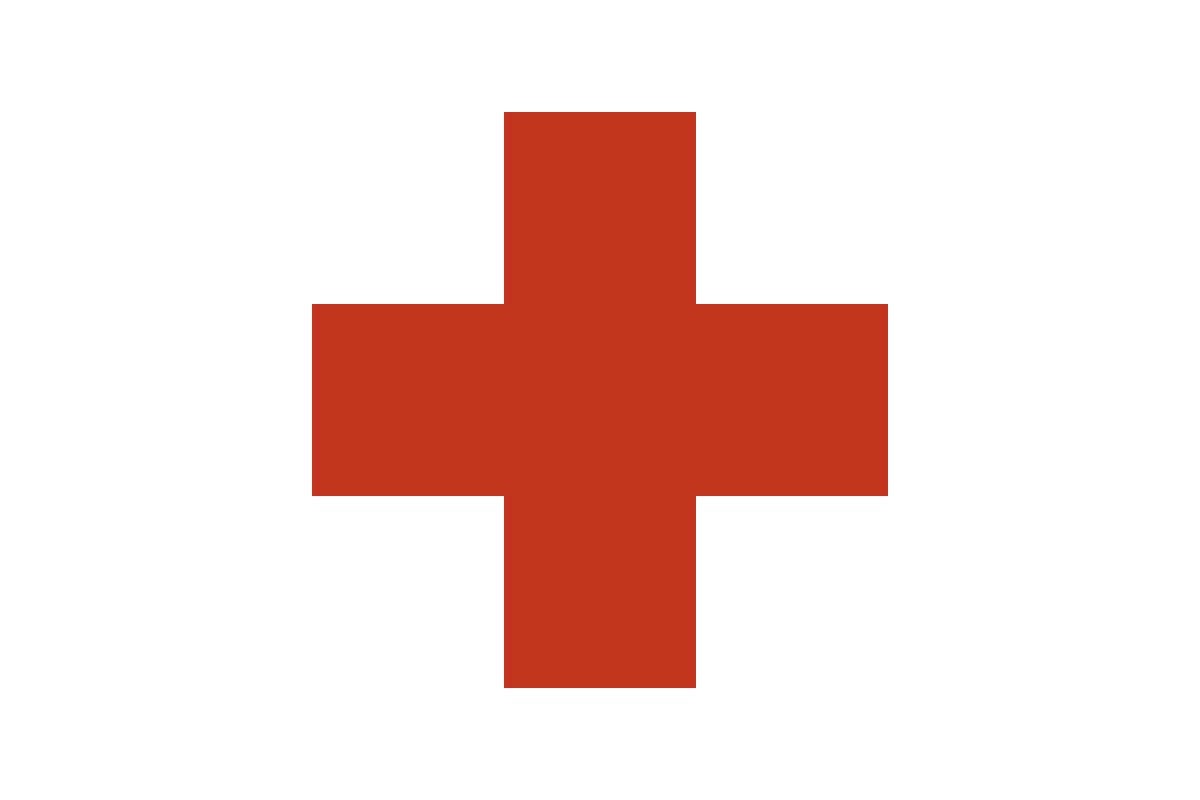 Bandera de despacho de Cruz Roja