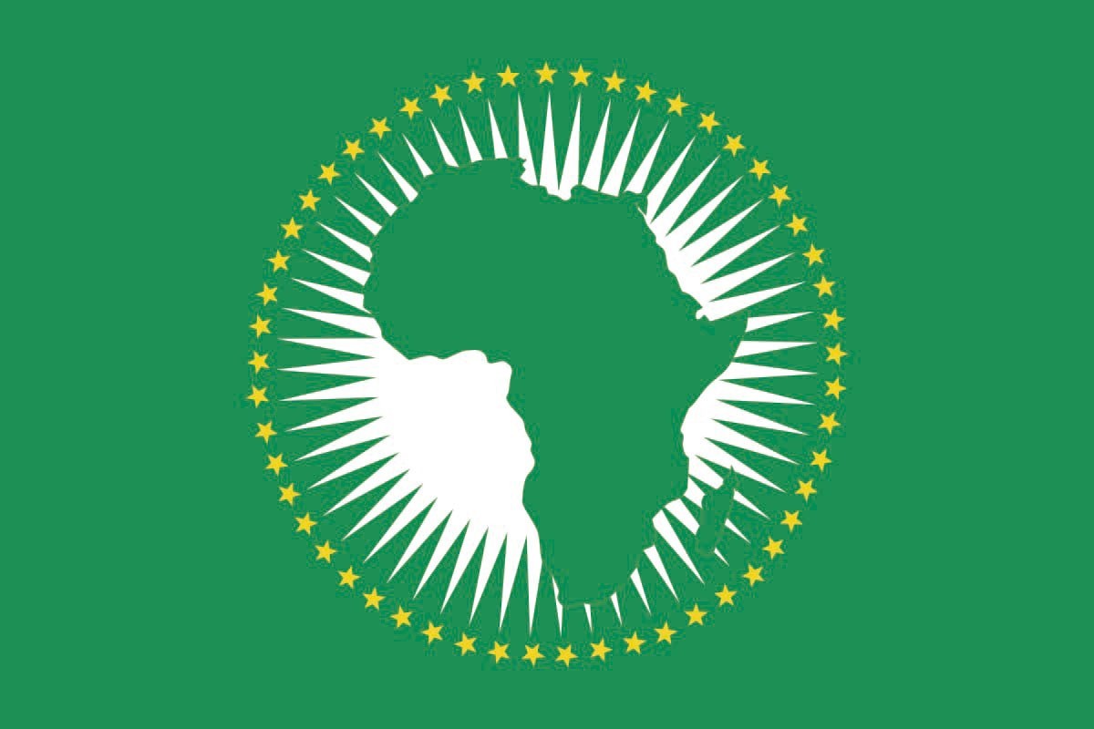 Bandera de despacho de Unión Africana