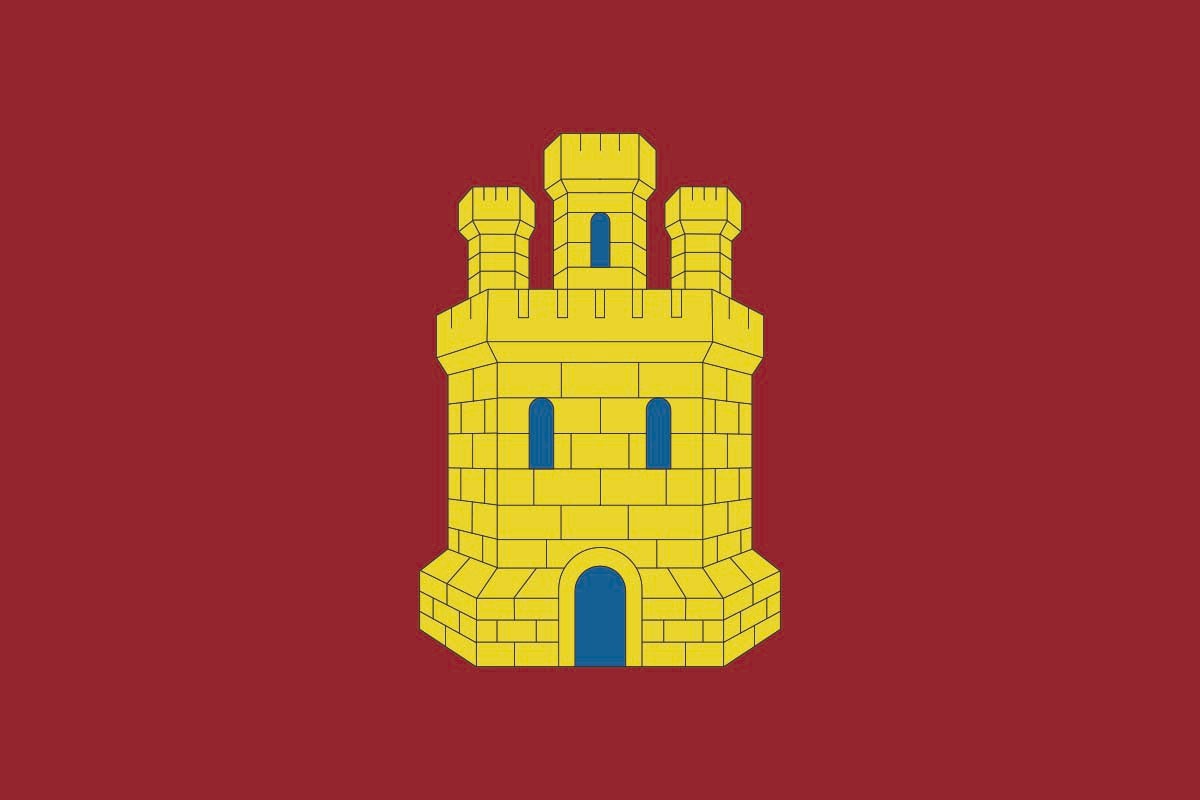Bandera de despacho Castilla Histórica Bandera de despacho Castilla Histórica