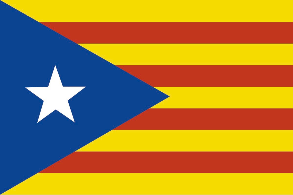 Bandera de despacho Catalana Estelada