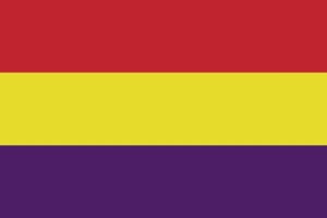 Bandera de despacho España Republicana sin escudo